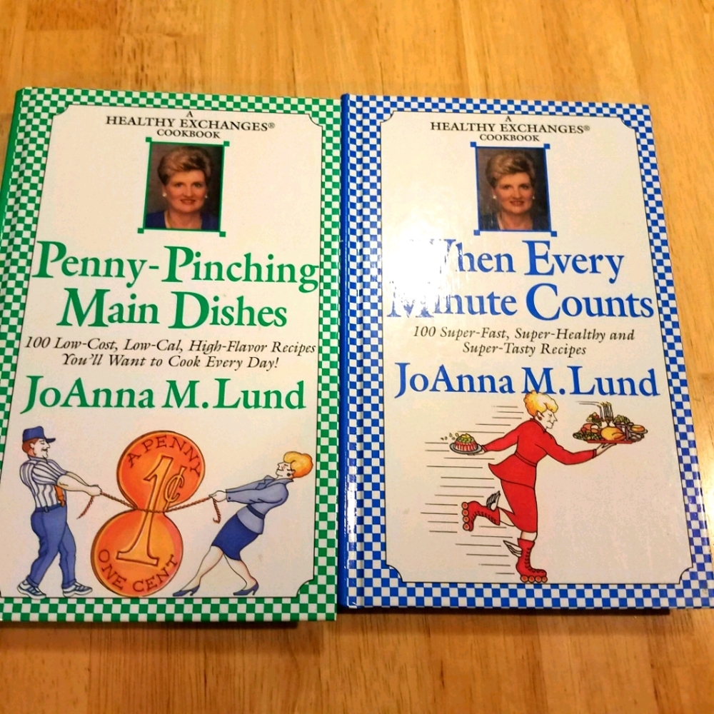 Healthy Exchange Hardcover Cookbook Set By JoAnna M. Lund